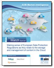 Making Sense of European Data Protection Regulations Making Sense of European Data Protection Regulations