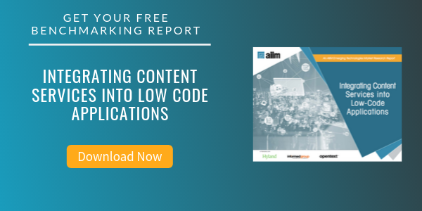 Free Report: Integrating Content Services into Low Code Applications