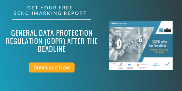 Free Report: General Data Protection Regulation (GDPR) After the Deadline