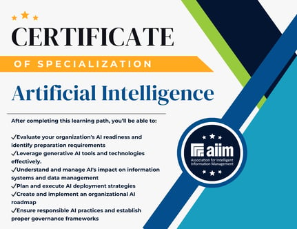 Certificate of Specialization - AI