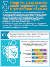 5 Things You Need to Know About Digitalizing Core Organizational Processes