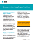 Developing a Data Privacy Program That Works Cover