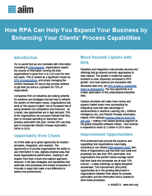 How RPA Can Help You Expand Your Business by Enhancing Your Clients Process Capabilities Cover