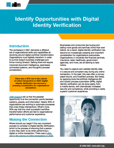 Identify Opportunities with Digital Identity Verification