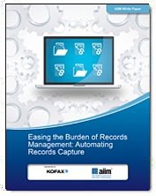 Easing the Burden of Records Management: Automating Records Capture