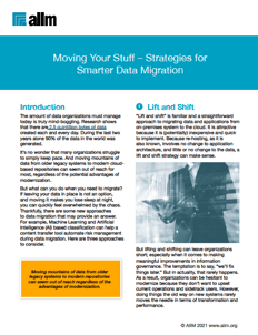 Moving Your Stuff – Strategies for Smarter Data Migration Cover