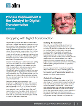 Process Improvement is the Catalyst for Digital Transformation