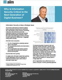 Why is Information Security Critical to the Next Generation of Digital Business