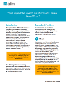 You Flipped the Switch on Microsoft Teams – Now What? Cover