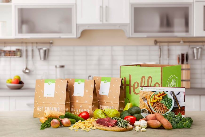 Hello Fresh meal kit box