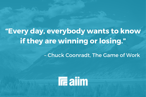 Everyday, everybody wants to know if they are winning or losing.