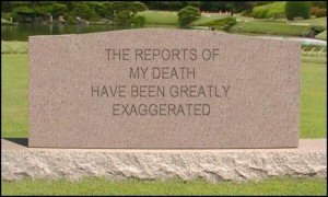 ECM – Reports of My Death Are Greatly Exaggerated