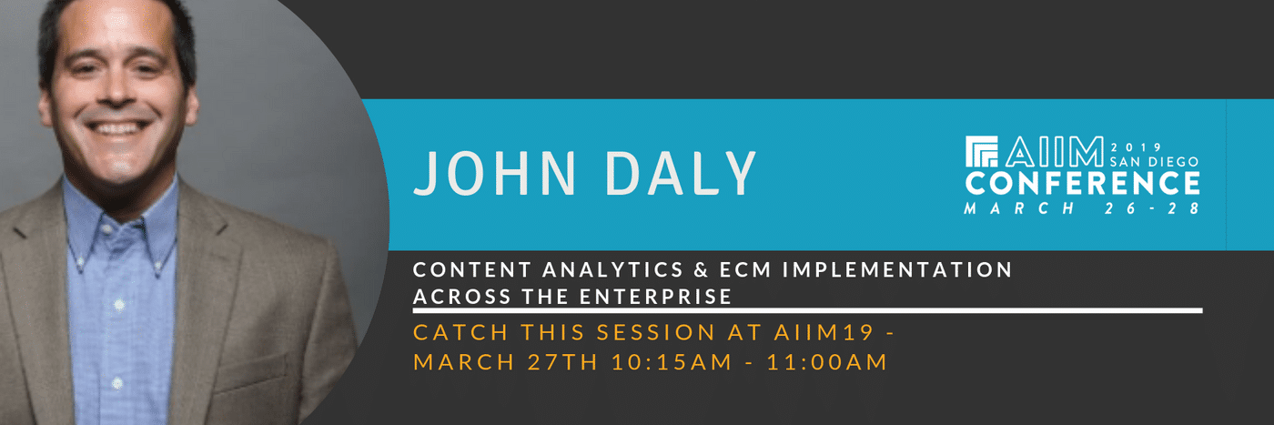 AIIM Conference Preview: Content Analytics & ECM Implementation Across the Enterprise